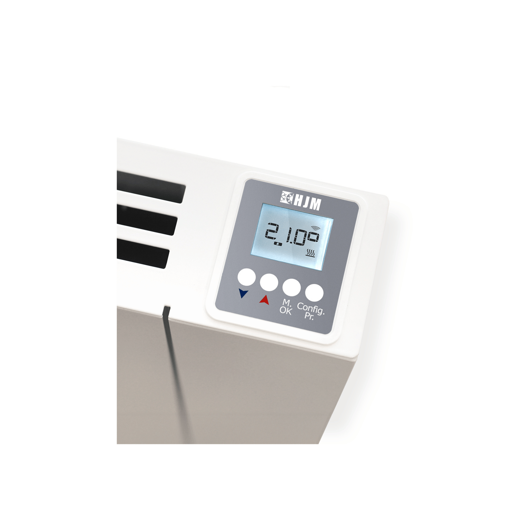 AVA B Wifi Direct - Connected electric ceramic core radiator 
in extruted aluminium. 