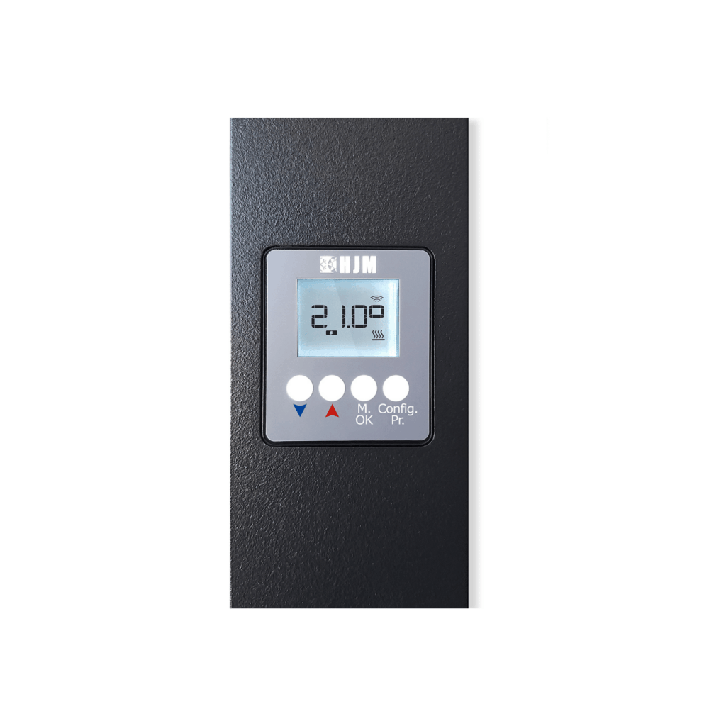 AVA V WiFi Direct - Connected electric ceramic core radiator in extruted aluminium