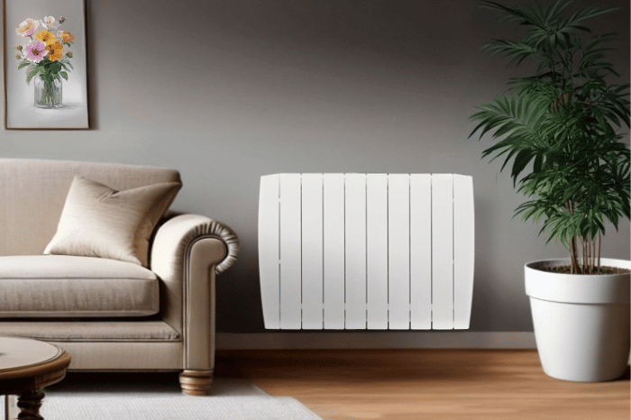ISÉA - Electric radiator with ceramic inertia in injected aluminium