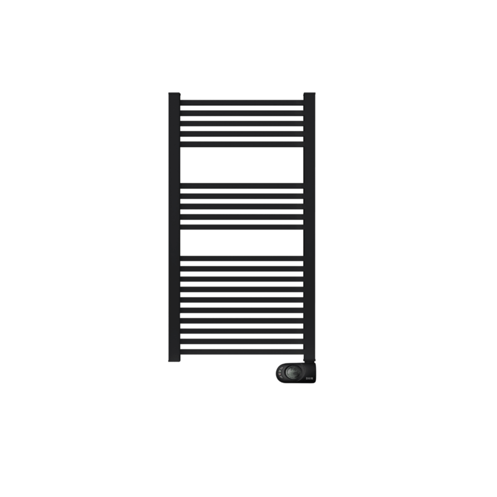 Square - Electric heated aluminium towel rail 
without fluid